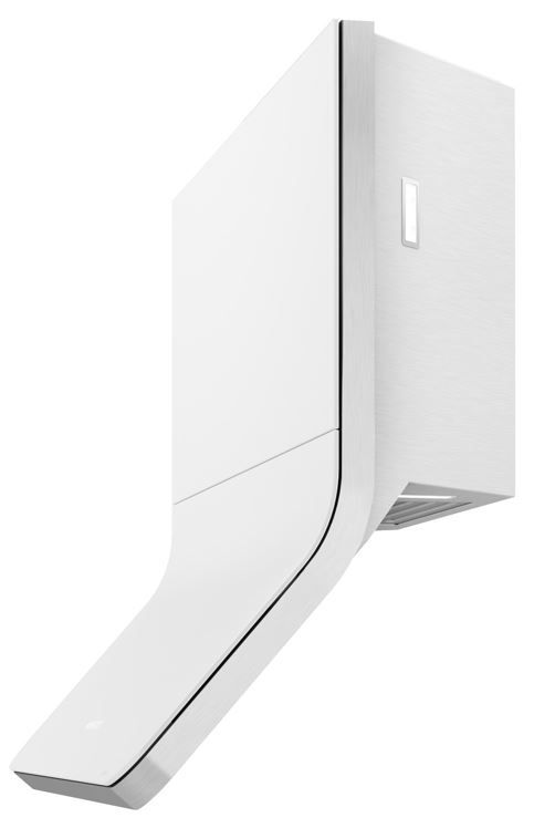 Zephyr Designer Collection Horizon 36" Matte White Glass Wall Mounted Range Hood-2