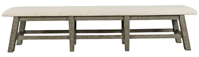 Jofran Inc. Telluride Driftwood 85" Dining Bench-3