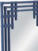 Bassett Mirror Daysmill Glossy Navy Blue Wall Mirror-2