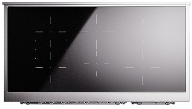 Ilve® Nostalgie II Series 48" Midnight Blue Pro Style Induction Range-3
