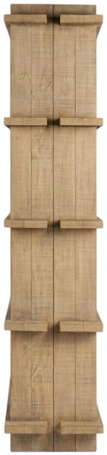 Classic Home Karlla Natural Clay Bookshelf-3