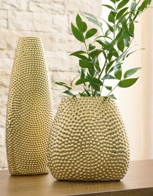 Signature Design by Ashley® Efim Gold Vase-4
