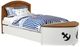 Furniture of America® Poseidon Oak/White Twin Captain Bed -0
