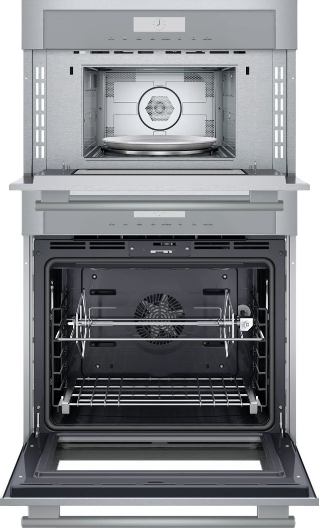 Thermador® Masterpiece® 30" Stainless Steel Oven/Micro Combo Electric Wall Oven-1