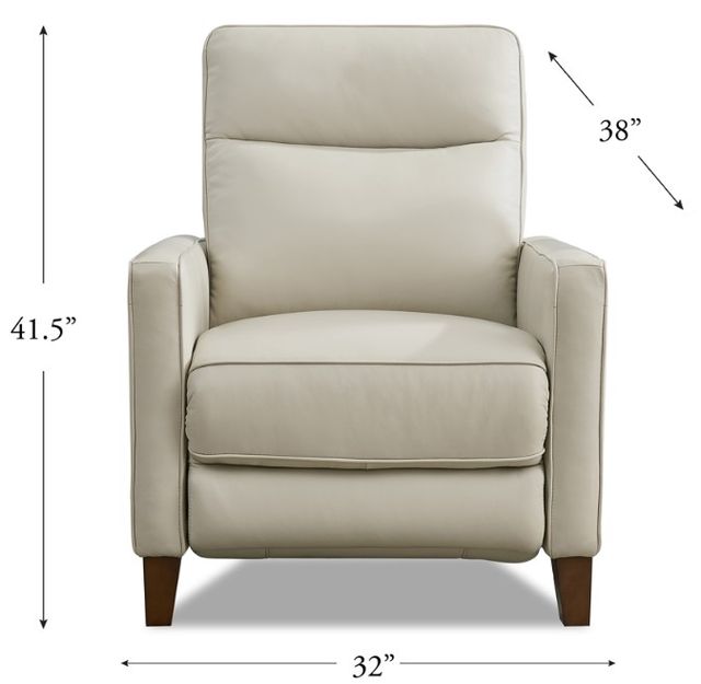 Hydeline® Ashby Vanilla Power Recliner with Power Headrest-1