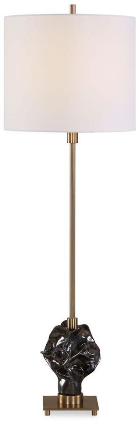 Uttermost® Fiori Dark Bronze Sculptural Buffet Lamp-4