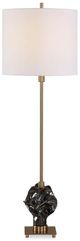Uttermost® Fiori Dark Bronze Sculptural Buffet Lamp-4