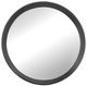 A & B Home Black 20" Mirror-1