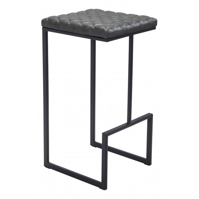 Zuo® Modern Element Gray Bar Stool-0