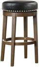 Homelegance® Westby Black/Brown Round Swivel Pub Height Stool-0