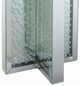 ACME Furniture Nysa Glass Top Round End Table with Mirrored Base-2
