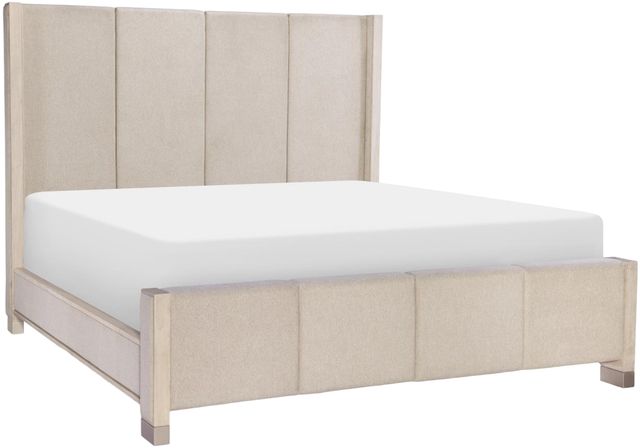Legacy Classic Bliss Beige/Soft Cashmere King Upholstered Panel Bed-0