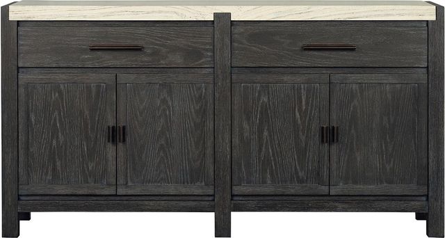 Magnussen Home® Plum Creek Marble/Ravenwood Black Sideboard-2