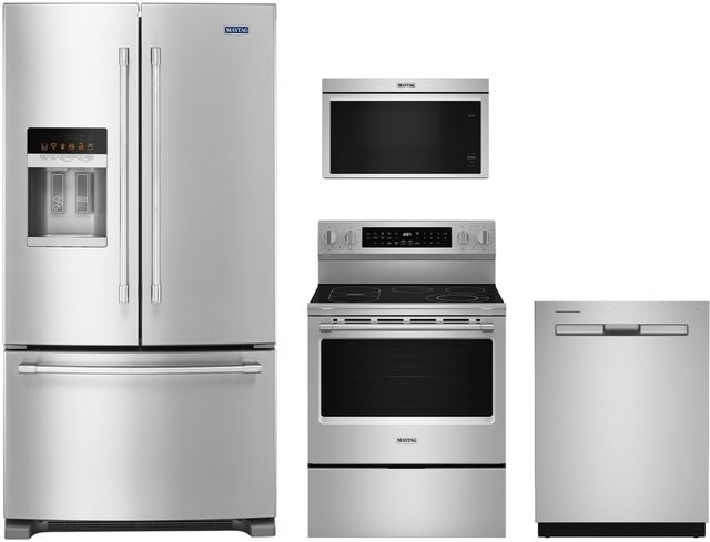Maytag® 4 Piece Fingerprint Resistant Stainless Steel Kitchen Package-0