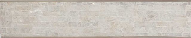 Hooker® Furniture Melange Emma Beige Console Table with Silver Leaf Accents-1
