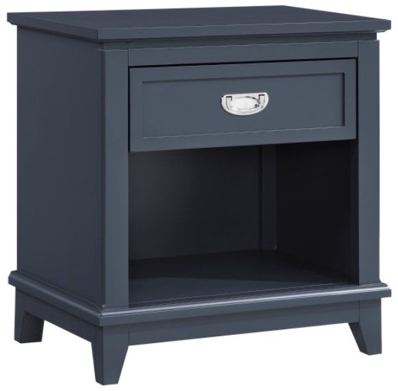 Homelegance® Sloane Navy Blue Nightstand-0