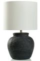 Stylecraft Black/Off-White Table Lamp-0