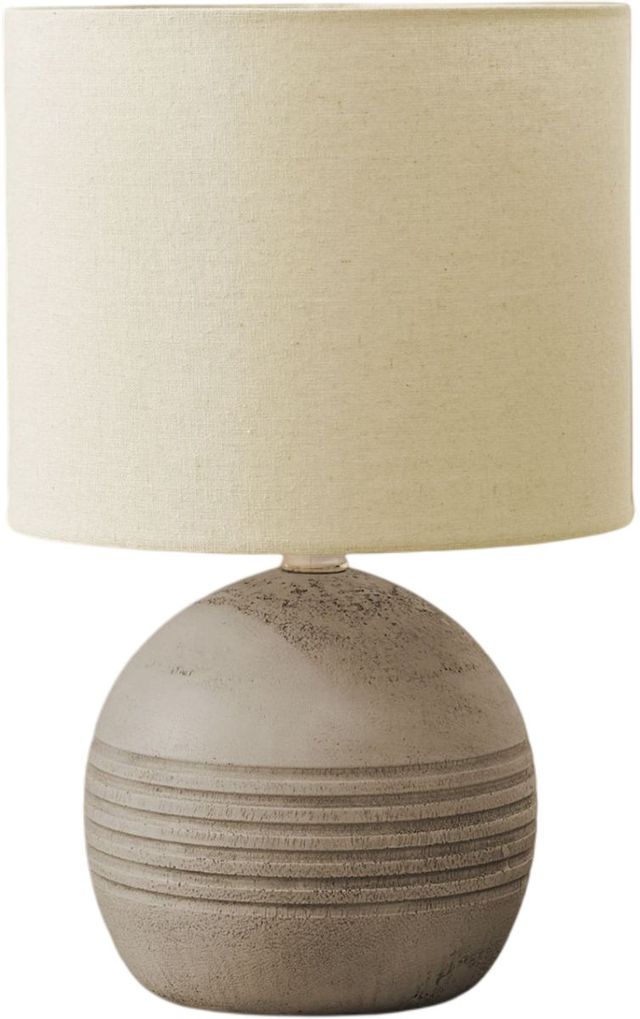 Monarch Specialties Inc. Beige Resin/Beige Shade Table Lamp -0