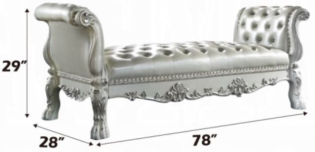 ACME Furniture Dresden Bone White Bench-2