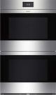 Wolf® M Series 30" Stainless Steel Contemporary Double Electric Built in Wall Oven-0