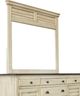Cottage Creek Furniture Brockton Fall Wheat Shutter Mirror-1