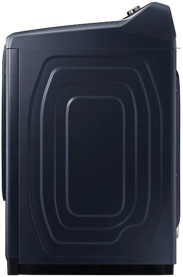 Samsung Brushed Navy Top Load Washer & Gas Dryer Laundry Pair-4