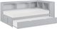 Homelegance® Orion Gray Youth Twin Bookcase Corner Bed with Trundle-3