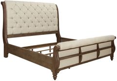 Liberty Furniture Americana Farmhouse Black/Dusty Taupe California King Sleigh Bed