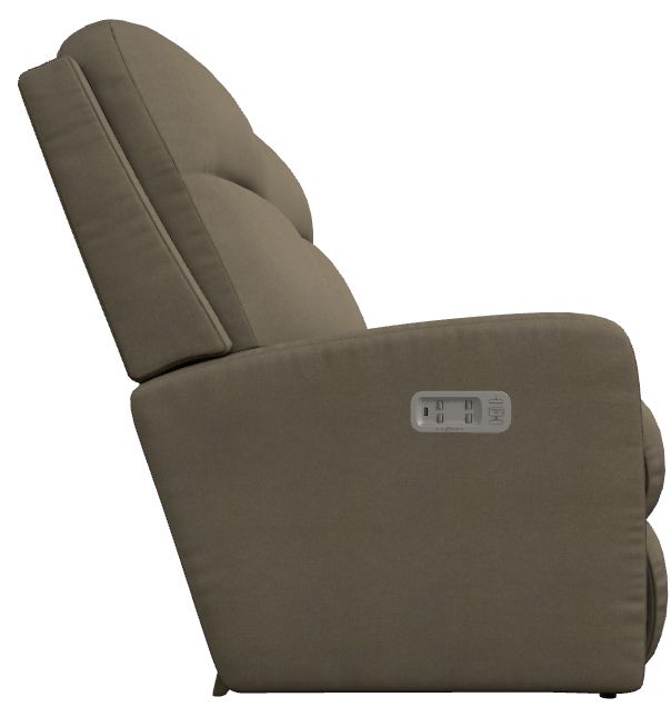 La-Z-Boy® Finley Driftwood Power Wall Reclining Loveseat with Headrest and Lumbar-3