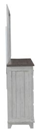 Liberty Furniture River Place Riverstone White/Tobacco Dresser and Mirror-3