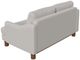 International Furniture Direct Olimpia White Loveseat-3