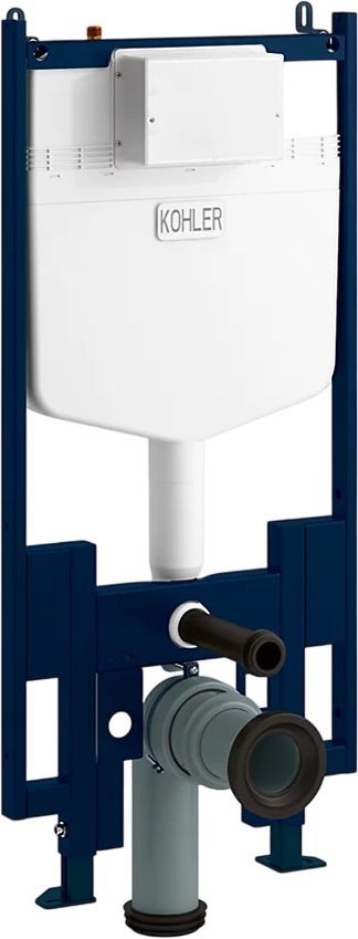 KOHLER® Blue/White In-Wall Tank and Carrier System 1.28 gpf-0