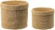 A & B Home 2-Piece Natural Planters-0