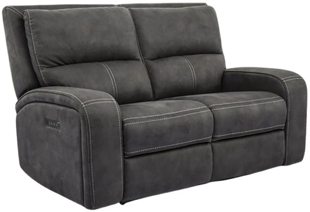 Parker House® Polaris Slate Power Reclining Loveseat-0