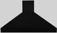 Vent-A-Hood® 48" Black Wall Mounted Range Hood-0
