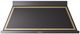 Ilve® Nostalgie II Noblesse 60" Glossy Black Wall Mounted Range Hood with Brass Trim-0