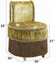 ACME Furniture Bernadette Gold Vanity Stool-2