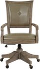 Magnussen Home® Lancaster Dovetail Gray Swivel Chair-2