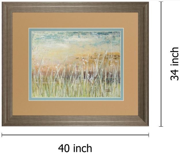 Classy Living Patricia Pinto Muted Grass Wall Art-1