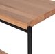 Moe's Home Collection Mila Natural Console Table with Black Metal Frame -3