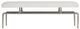 Bernhardt Solari Nickel/White Accent Bench-2