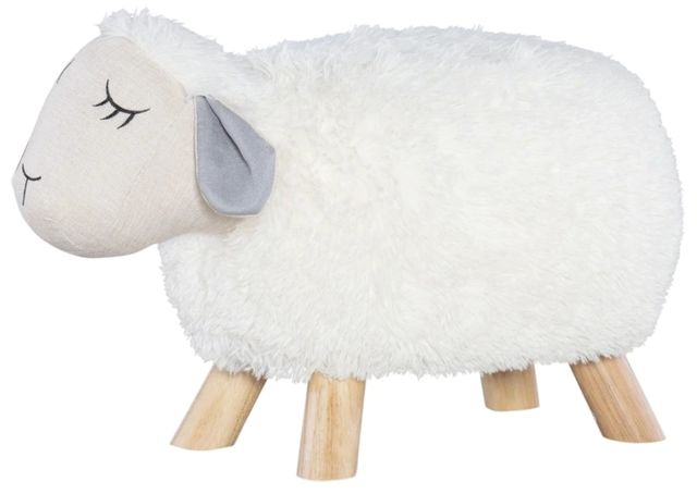 Powell® Sheep Natural Accent Stool-1