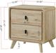 Crown Mark Dawson Beige Nightstand-2
