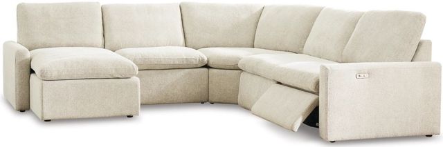 Signature Design by Ashley® Hartsdale 5-Piece Linen Power Reclining Left-Arm Facing Sectional and Chaise-0