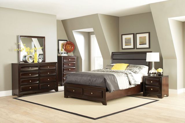 Coaster® Jaxson 4 Piece Cappuccino California King Bedroom Set-0