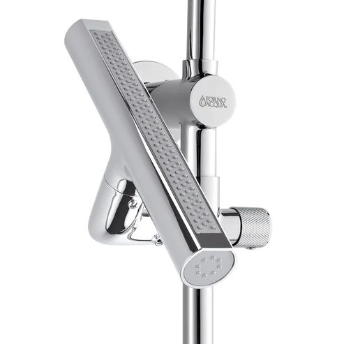 Forno Acqua AcquaFALL Polished Chrome Retrofit Shower System-2