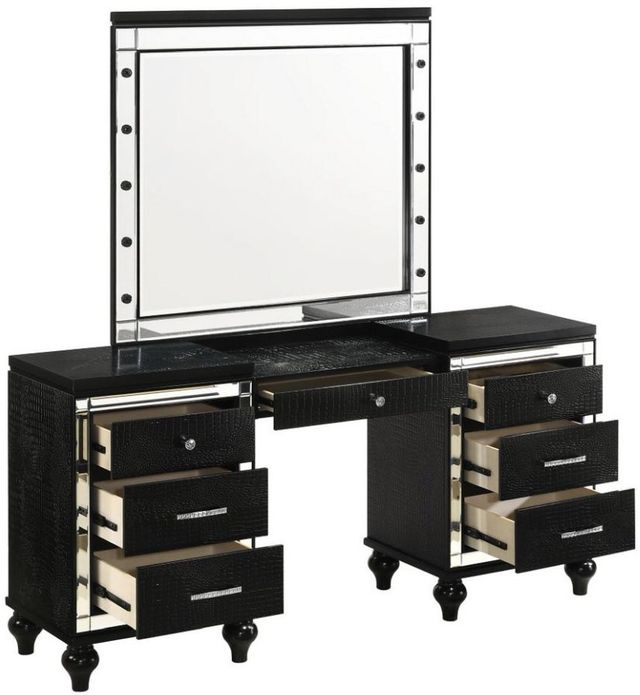 New Classic® Home Furnishings Valentino Black Dressing Table-3