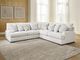 Signature Design by Ashley® Misty-Lakes 3-Piece Curved Chalk Sectional-1