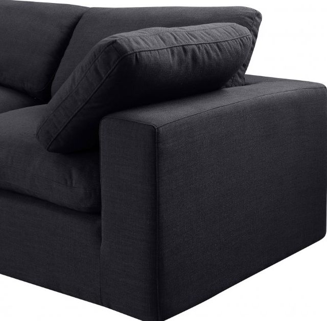 Meridian Furniture Comfy 3-Piece Black Modular Sofa-4