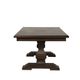 Liberty Furniture Lucca 5-Piece Cordovan Brown Double Pedestal Table Set-1
